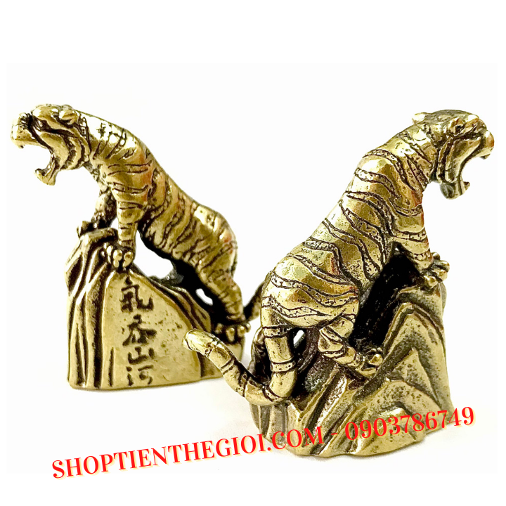 Tượng Đồng Con Cọp Hổ Gầm Chúa Sơn Lâm - SP005505